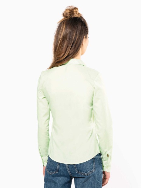 Chemises à personnaliser KARIBAN Chemise popeline polycoton entretien facile femme 