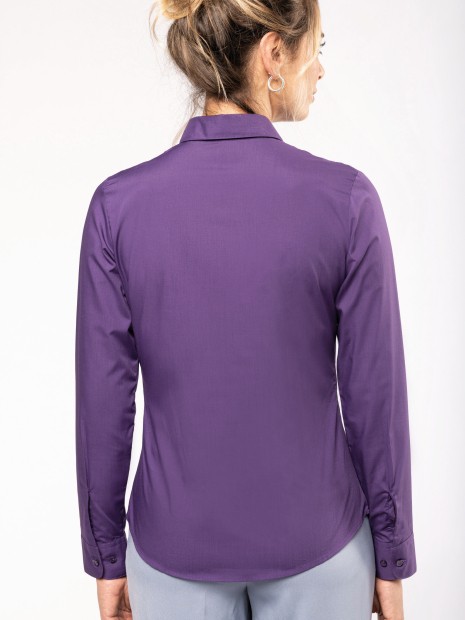 Chemises à personnaliser KARIBAN Chemise popeline polycoton entretien facile femme 