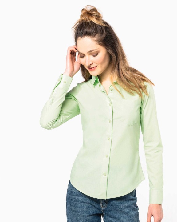 Chemise personnalisable KARIBAN Chemise popeline polycoton entretien facile femme