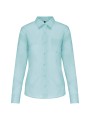 KARIBAN Chemise popeline polycoton entretien facile femme ice mint personnalisable
