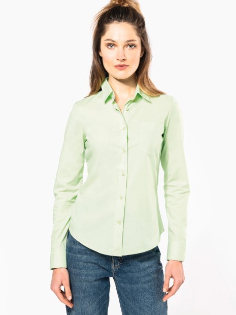 Chemises à personnaliser KARIBAN Chemise popeline polycoton entretien facile femme 