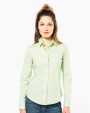 KARIBAN Popeline-Hemd Baumwollpolyester pflegeleicht für Damen Hemd personalisierbar
