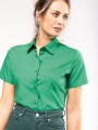 Chemises à personnaliser KARIBAN Chemise popeline polycoton manches courtes entretien facile femme 