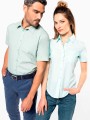 Chemises à personnaliser KARIBAN Chemise popeline polycoton manches courtes entretien facile femme 