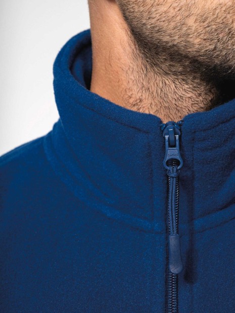 Laines polaires à personnaliser KARIBAN Veste micropolaire zippée homme 