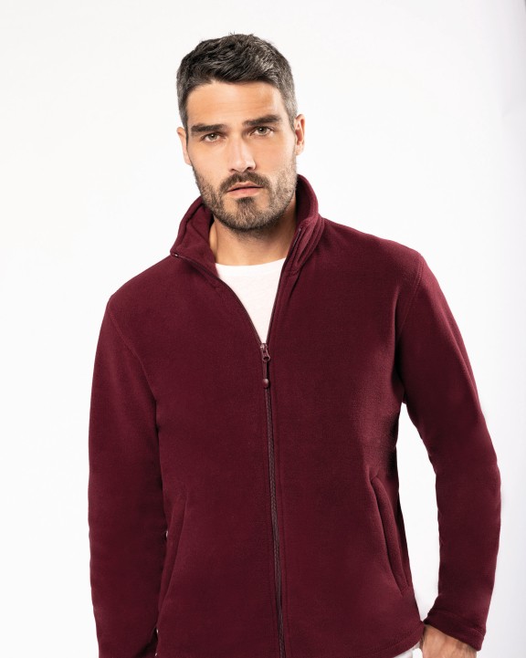 Laine polaire personnalisable KARIBAN Veste micropolaire zippée homme