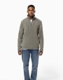 Laine polaire personnalisable KARIBAN Enzo > Micropolaire col zippé homme