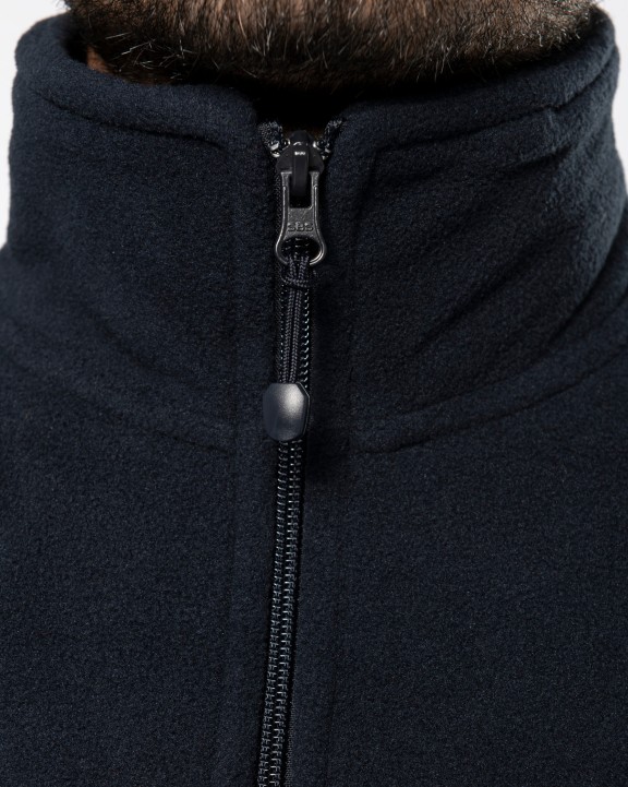 Laine polaire personnalisable KARIBAN Enzo > Micropolaire col zippé homme