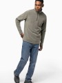Laines polaires à personnaliser KARIBAN Enzo > Micropolaire col zippé homme 
