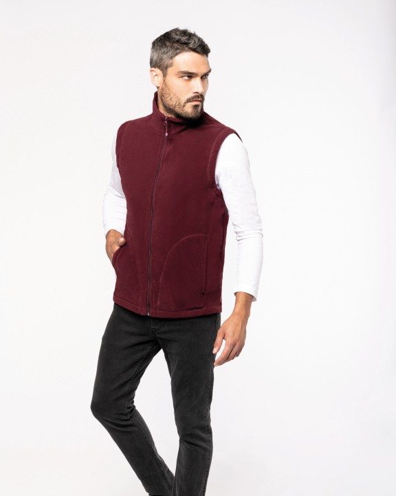 Laine polaire personnalisable KARIBAN Bodywarmer micropolaire homme