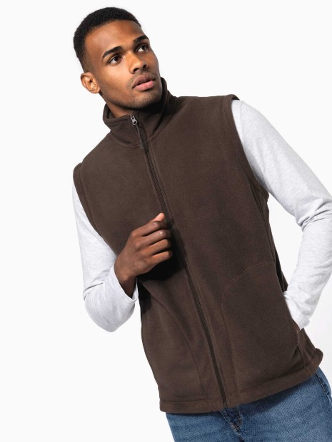 Laines polaires à personnaliser KARIBAN Bodywarmer micropolaire homme 