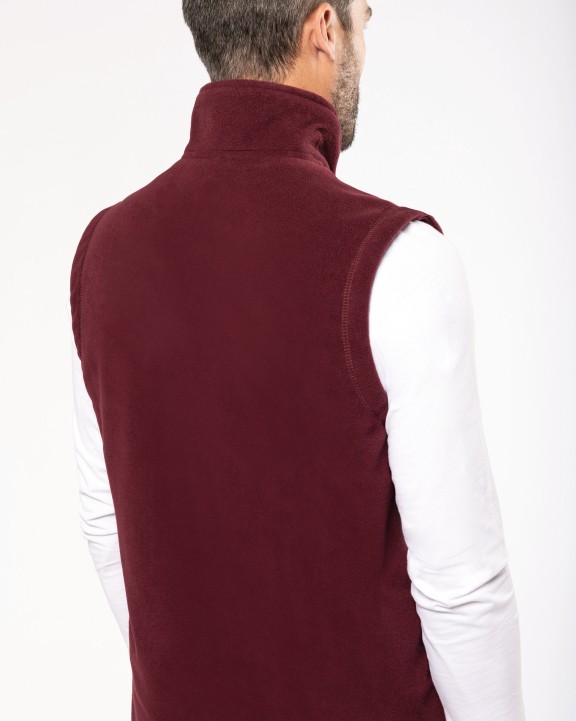 Laine polaire personnalisable KARIBAN Bodywarmer micropolaire homme