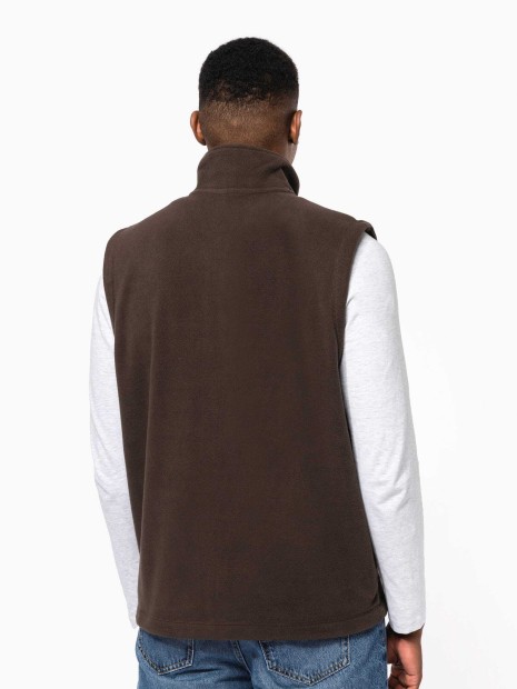 Laines polaires à personnaliser KARIBAN Bodywarmer micropolaire homme 