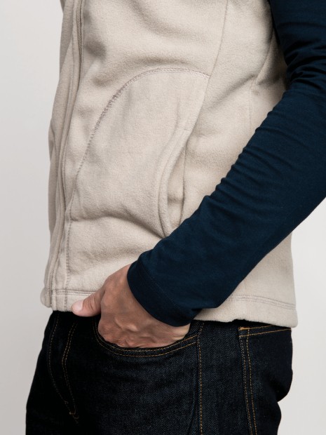 Laines polaires à personnaliser KARIBAN Bodywarmer micropolaire homme 