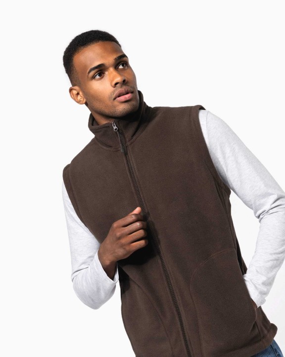 KARIBAN Mikrofleece-Bodywarmer für Herren Polar Fleece personalisierbar
