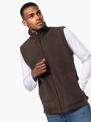 Bodywarmer micropolaire homme