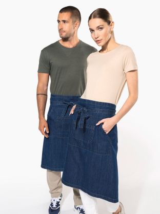 Tablier coton long