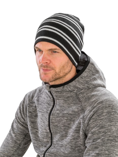 Bonnets, Écharpes & Gants à personnaliser RESULT Bonnet réversible "Team" 