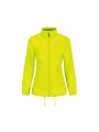 B&C Coupe vent femme Sirocco Jaune Ultra personnalisable
