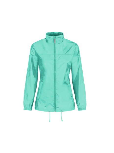 B&C Coupe vent femme Sirocco PIXEL TURQUOISE personnalisable