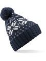 BEECHFIELD Bonnet Snowstar® jacquard french marine / blanc personnalisable
