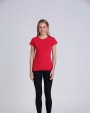 T-shirt GILDAN Softstyle® Fitted Ladies' T-shirt voor bedrukking &amp; borduring
