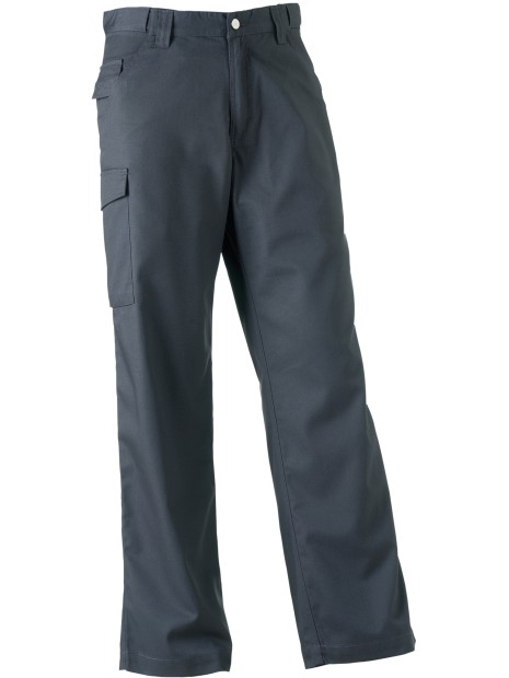 RUSSELL Pantalon Workwear gris convoi personnalisable
