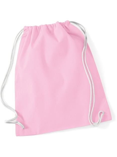 WESTFORDMILL Sac de Gym en coton classic pink/white personnalisable