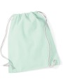 WESTFORDMILL Sac de Gym en coton pastel menthe/blanc personnalisable