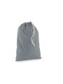 WESTFORDMILL Sac à cordelettes en coton PURE GREY personnalisable