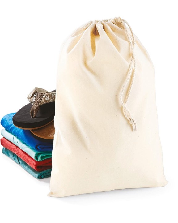 Sac & bagagerie personnalisable WESTFORDMILL Sac à cordelettes en coton