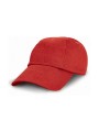RESULT Junior Low Profil Cotton Cap rouge personnalisable