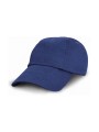 RESULT Junior Low Profil Cotton Cap bleu royal personnalisable