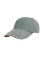 RESULT Brushed Cotton Decorator Cap with Sandwich Peak heather/ambre personnalisable
