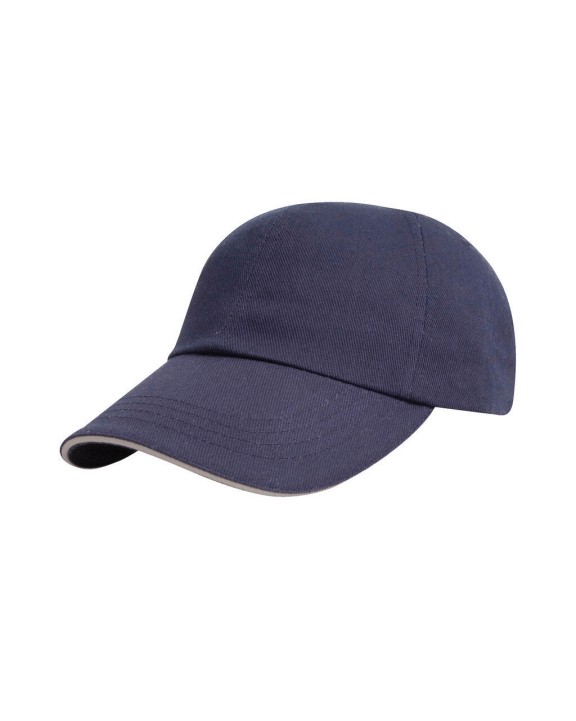 RESULT Brushed Cotton Decorator Cap with Sandwich Peak Kappe personalisierbar