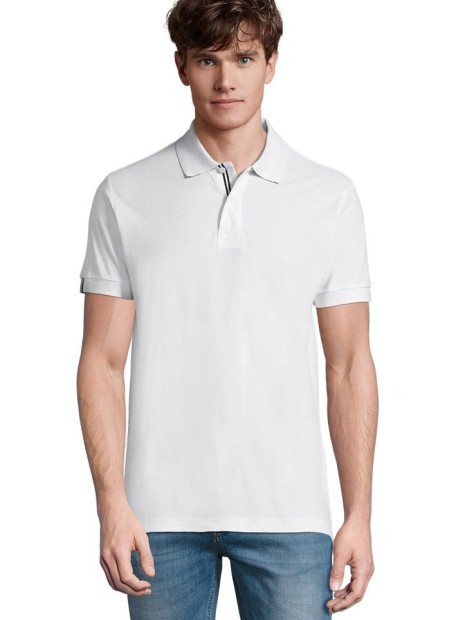 Polos à personnaliser SOL'S Patriot blanc/noir