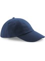 BEECHFIELD Casquette profil bas en coton drill - 6 panneaux french marine personnalisable