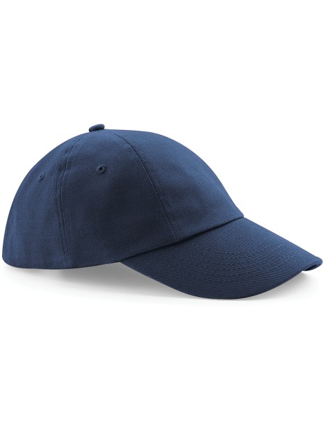 BEECHFIELD Casquette profil bas en coton drill - 6 panneaux french marine personnalisable