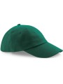 BEECHFIELD Casquette profil bas en coton drill - 6 panneaux vert bouteille personnalisable