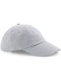 BEECHFIELD Casquette profil bas en coton drill - 6 panneaux gris clair personnalisable
