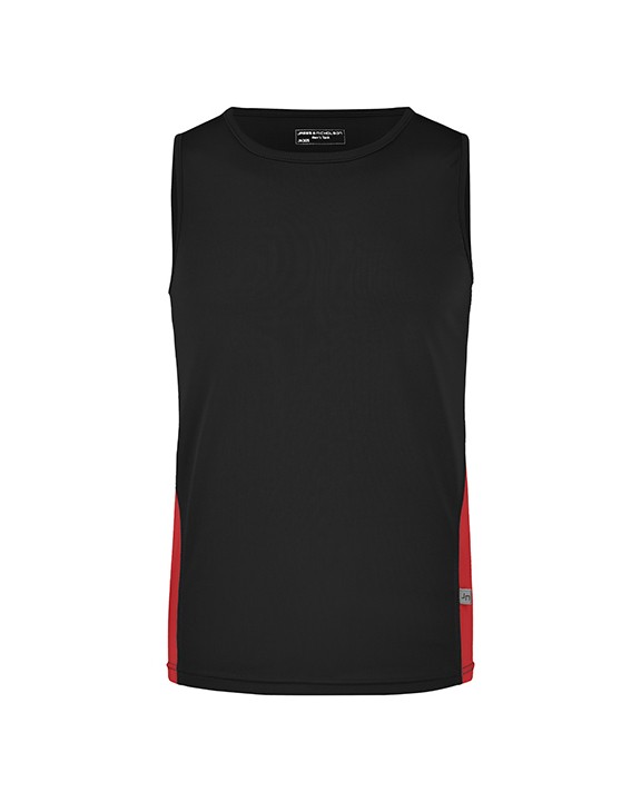JAMES & NICHOLSON Running Top Homme T-Shirt personalisierbar