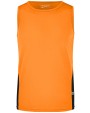 JAMES & NICHOLSON Running Top Homme T-Shirt personalisierbar