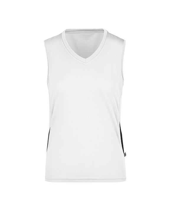 T-shirt JAMES & NICHOLSON Ladies` Running Tank voor bedrukking &amp; borduring