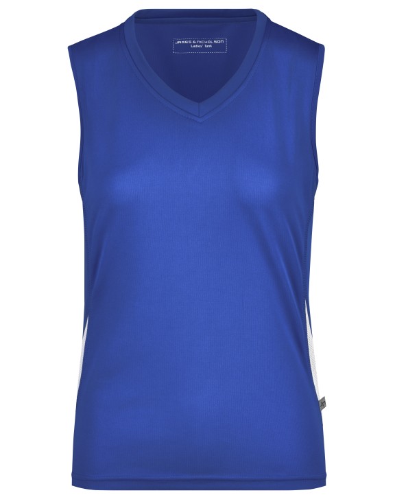 T-shirt JAMES & NICHOLSON Ladies` Running Tank voor bedrukking &amp; borduring