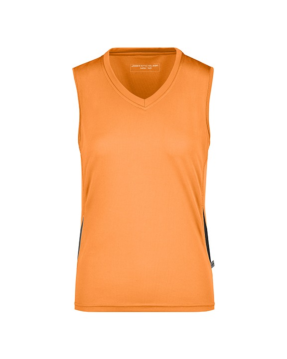 T-shirt JAMES & NICHOLSON Ladies` Running Tank voor bedrukking &amp; borduring