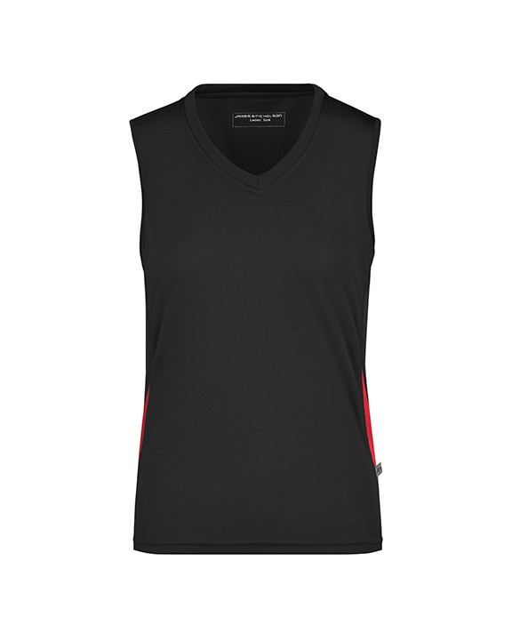 T-shirt JAMES & NICHOLSON Ladies` Running Tank voor bedrukking &amp; borduring