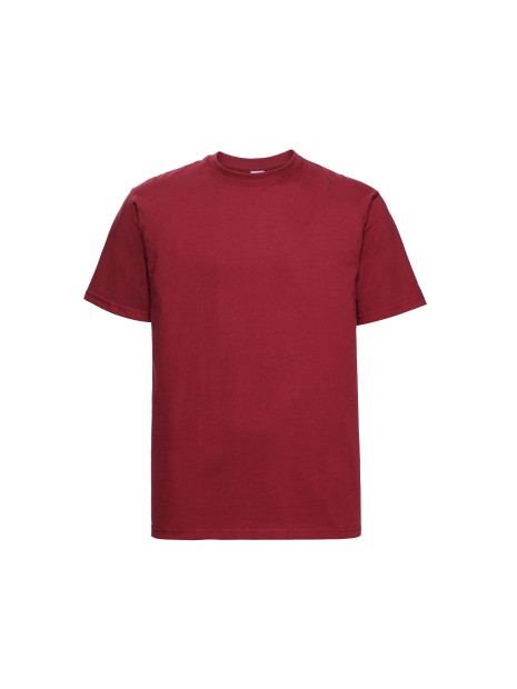 RUSSELL T-Shirt Authentic Heavyweight rouge classique personnalisable