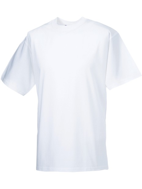 RUSSELL T-Shirt Authentic Heavyweight blanc personnalisable