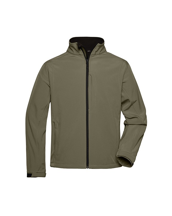 JAMES & NICHOLSON Blouson Néo Homme Softshell personalisierbar