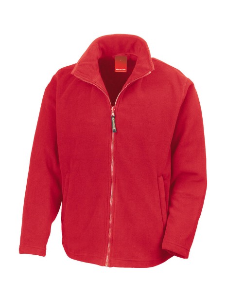 RESULT Horizon High Grade Microfleece Jacket cardinal red personnalisable